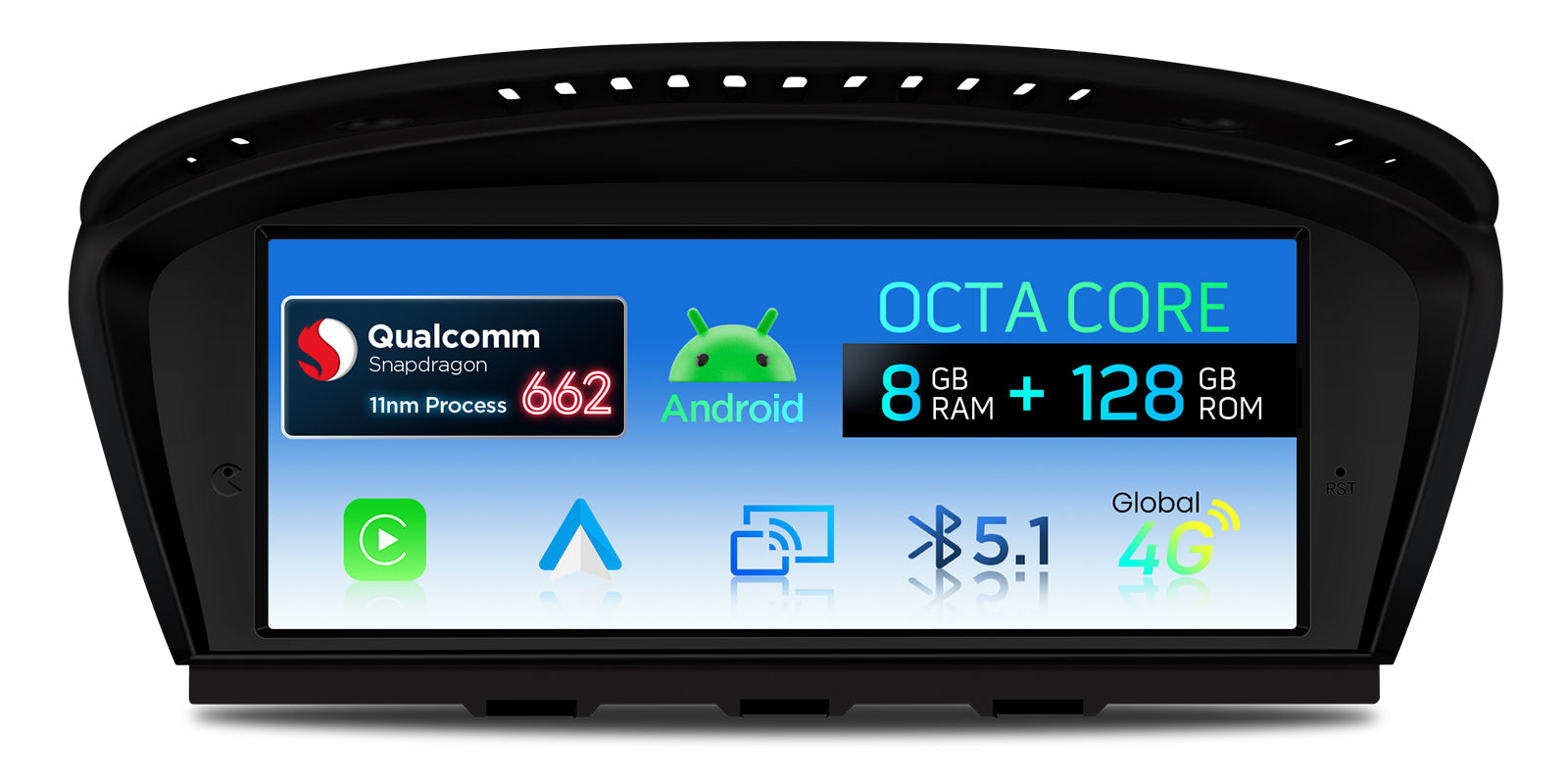 XTRONS QBBH8460CI 8.8in Android 14 Head Unit BMW 3 5 Series