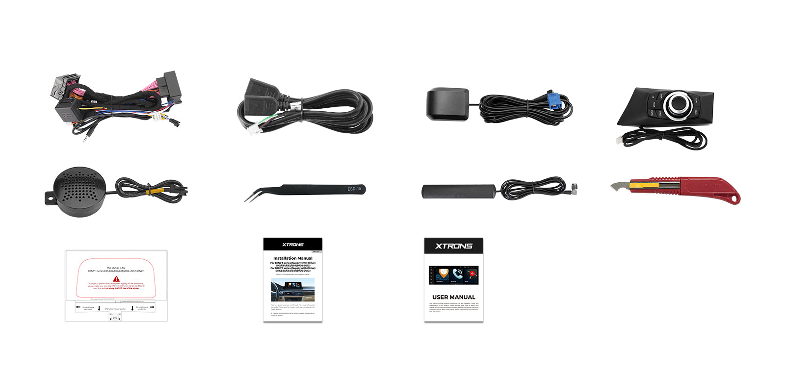 XTRONS QDB1087UNL BMW 1 Series Wireless CarPlay Android Head Unit 10.25in