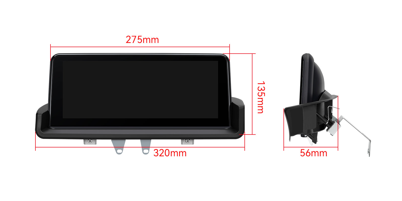 XTRONS QDB1090UNR 10.25in Android Head Unit Wireless CarPlay BMW 3 Series