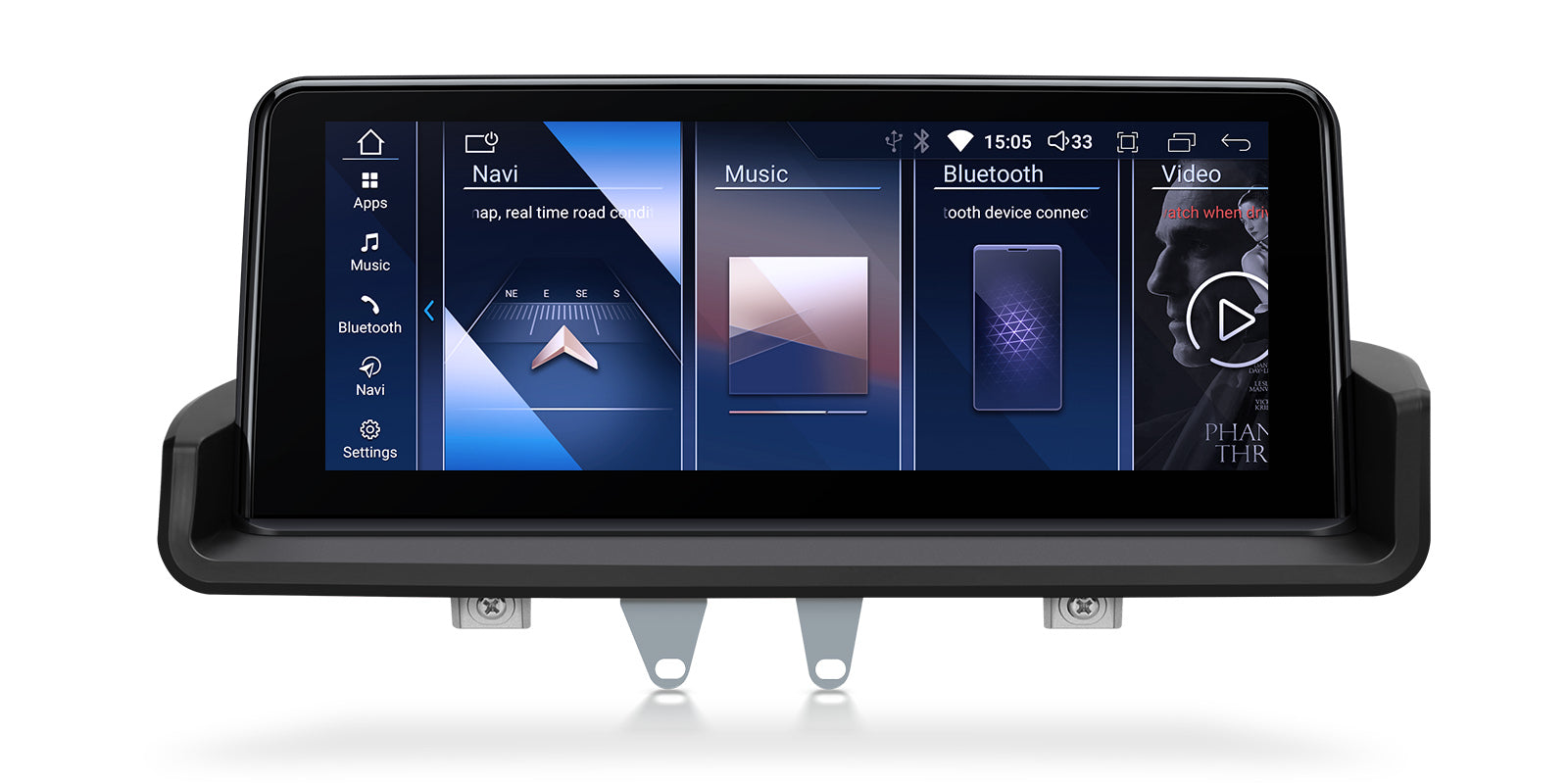 XTRONS QDB1090UNR 10.25in Android Head Unit Wireless CarPlay BMW 3 Series