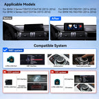 XTRONS QDB10NBTH Wireless CarPlay Head Unit for BMW 3/4 Series