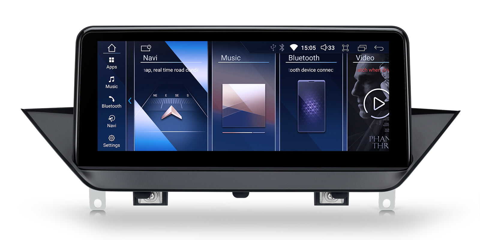 XTRONS QD Series BMW X1 10.25in Wireless CarPlay Android Head Unit