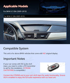 XTRONS QD Series BMW X1 10.25in Wireless CarPlay Android Head Unit