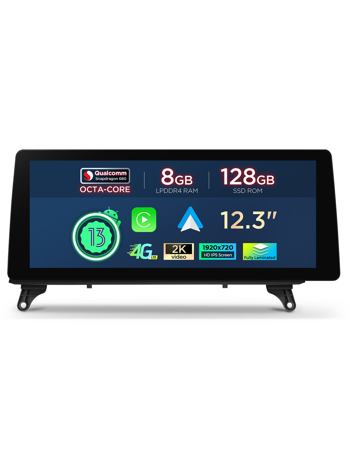 XTRONS QGB24CCB12X5R Wireless CarPlay Android 14 Head Unit for BMW X5/X6