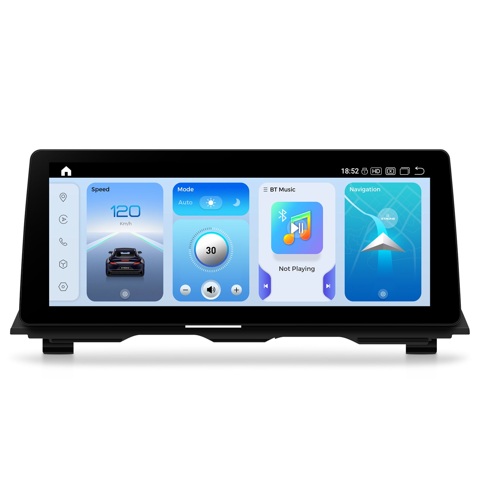 XTRONS QGB24CIB12FV Wireless CarPlay Android Head Unit 12.3in
