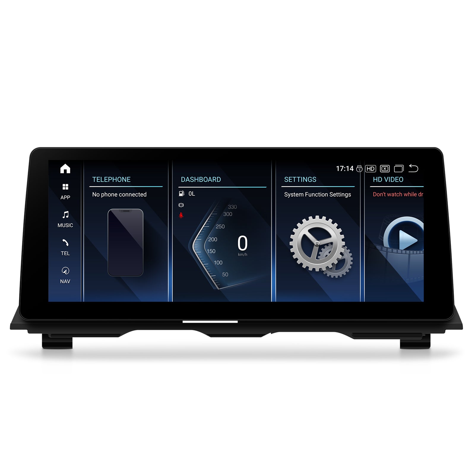 XTRONS QGB24CIB12FV BMW 5 Series Wireless CarPlay Android 14 Head Unit 12.3in