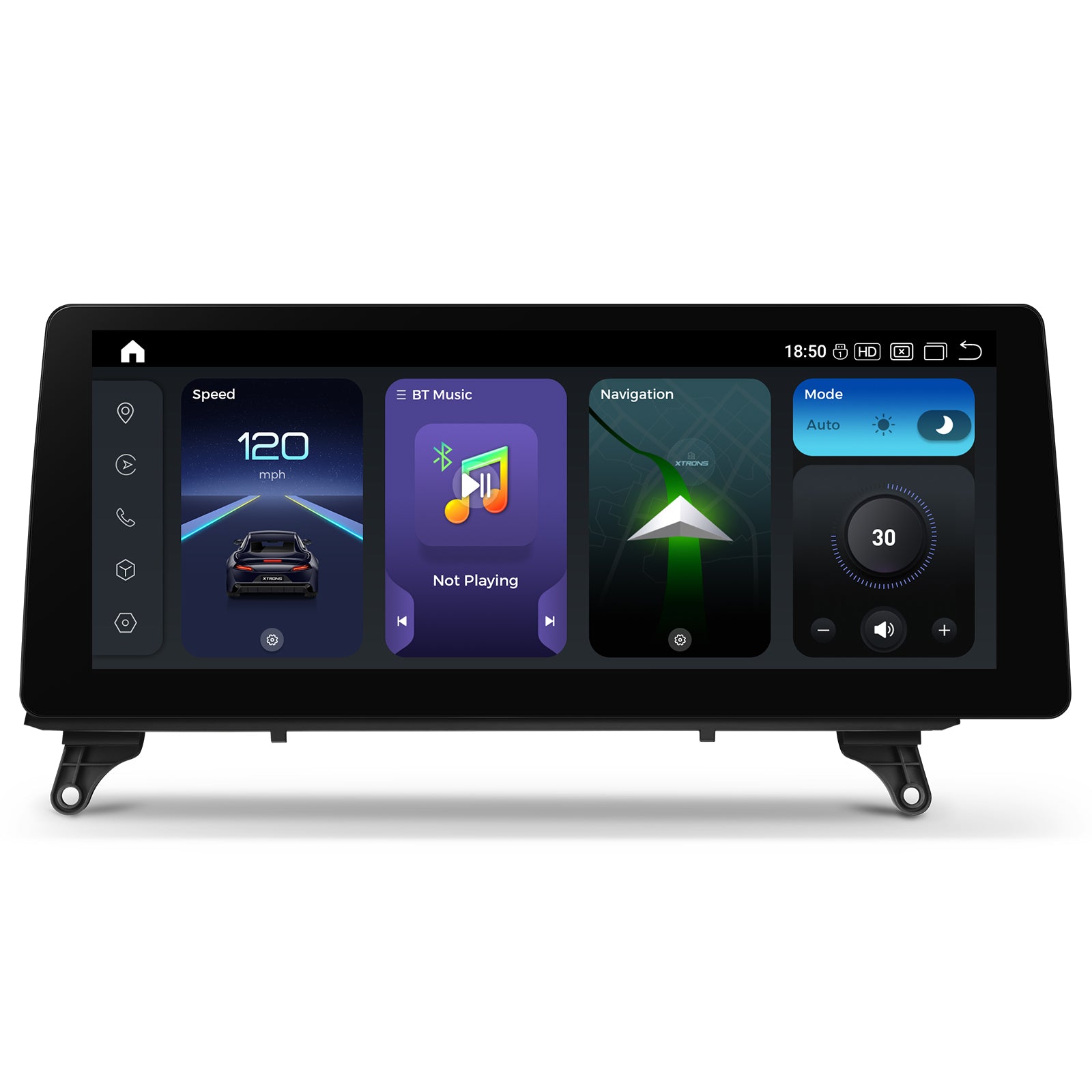 XTRONS QGB24CIB12X5R Wireless CarPlay Head Unit for BMW X5/X6 12.3in 2K