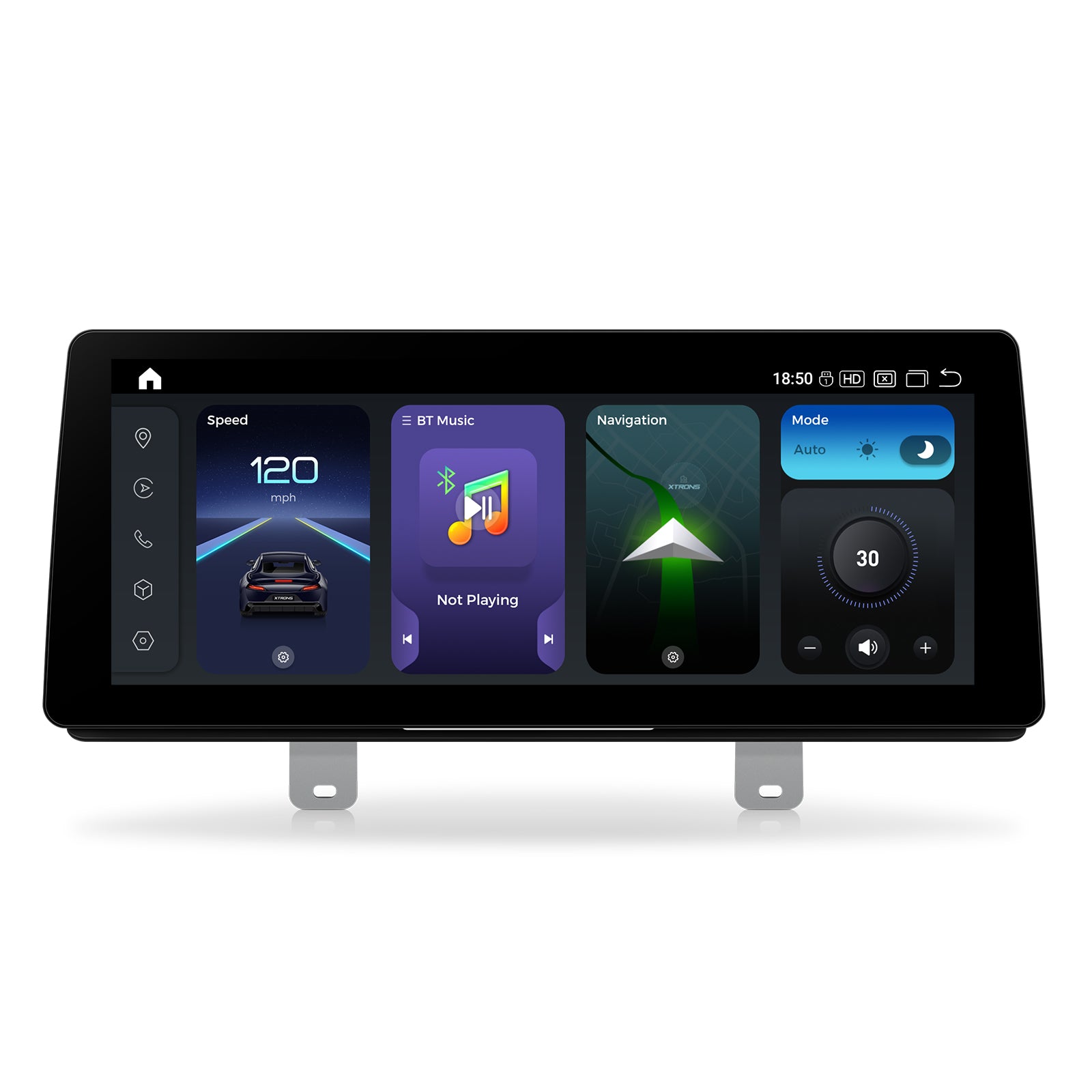 XTRONS QGB24EVB12FVN Wireless CarPlay Android Head Unit 12.3in QHD 2K