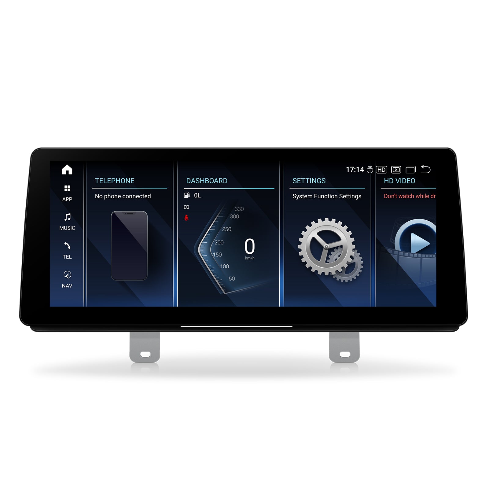 XTRONS QGB24EVB12FVN Wireless CarPlay Android Head Unit 12.3in QHD 2K