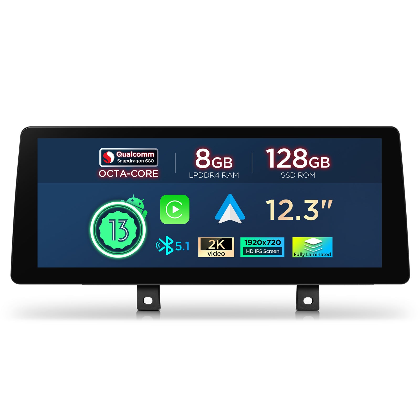 XTRONS QGB24EVB12THR 12.3in 2K Android Head Unit for BMW 3/4 Series