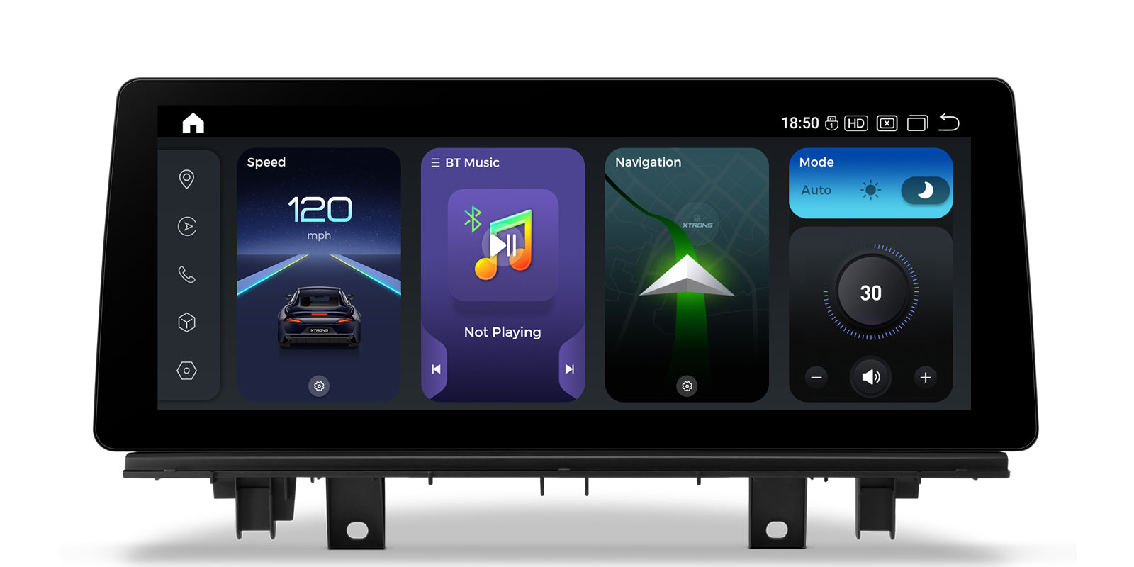 XTRONS QGB24NB12X1N 12.3" 2K Screen Wireless CarPlay Head Unit for BMW X1