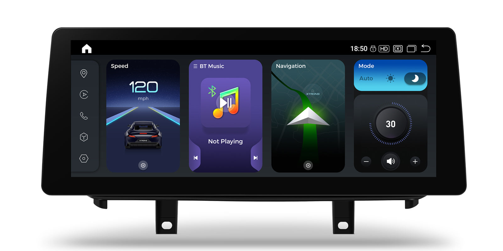 XTRONS QGB24NB12X5N Wireless CarPlay Android 14 Head Unit 12.3in BMW