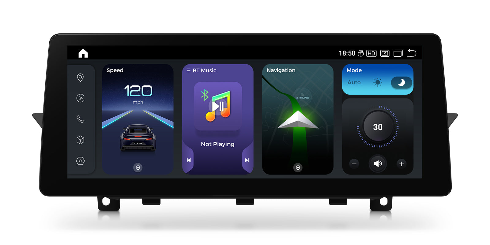 XTRONS QGB24UMB12X1 BMW X1 Wireless CarPlay Android 14 Head Unit 12.3in 2K QHD