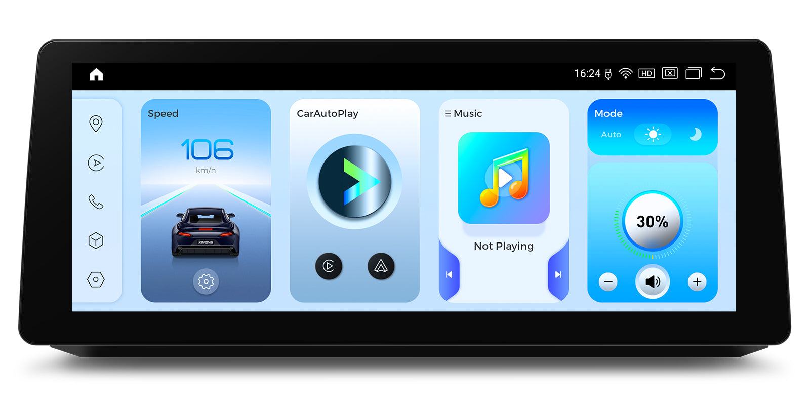 XTRONS QGB24NB12X5N 12.3in Wireless CarPlay Head Unit for BMW X5 X6