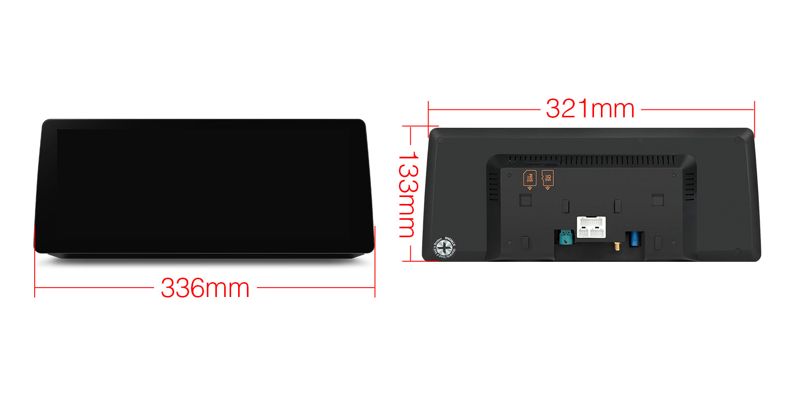 XTRONS QGB24CIB12E60 12.3" 2K Android Head Unit Wireless CarPlay for BMW 5 Series