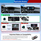 XTRONS QGB24CIB12E60 12.3" 2K Android Head Unit Wireless CarPlay for BMW 5 Series