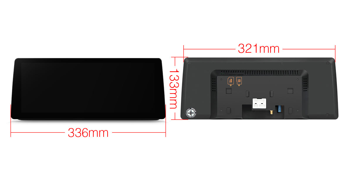 XTRONS QGB24UMB12E90L BMW 3 Series 12.3in 2K Wireless CarPlay Head Unit