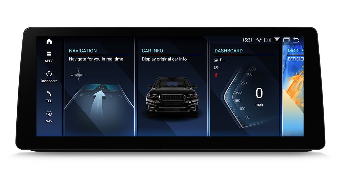 XTRONS QGB24UMB12E90L BMW 3 Series 12.3in 2K Wireless CarPlay Head Unit