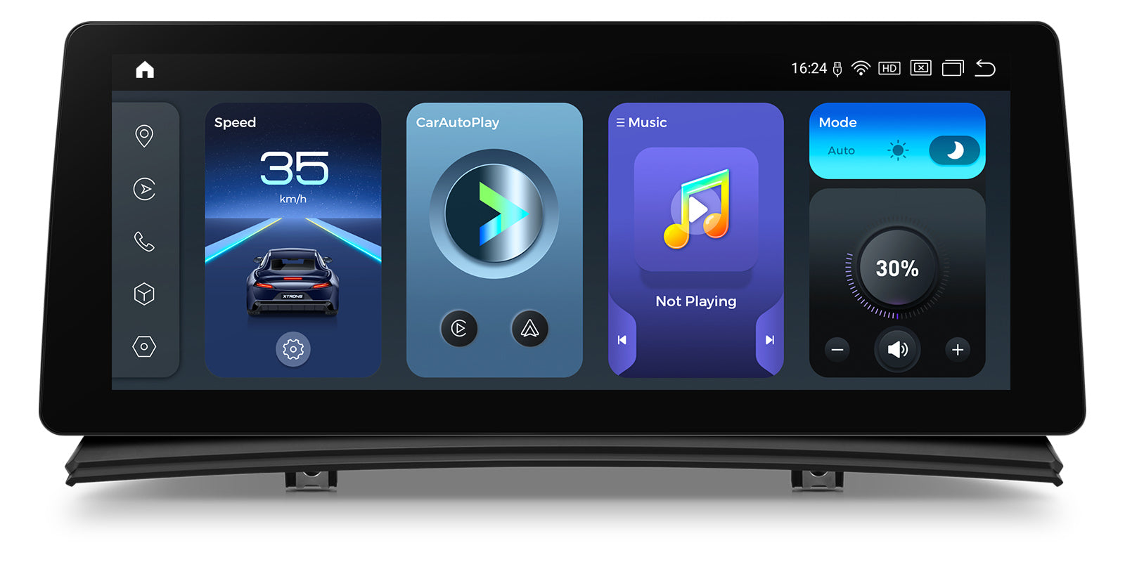 XTRONS QGB24X3MK 12.3in 2K Screen Android Head Unit BMW X3 E83 Wireless CarPlay
