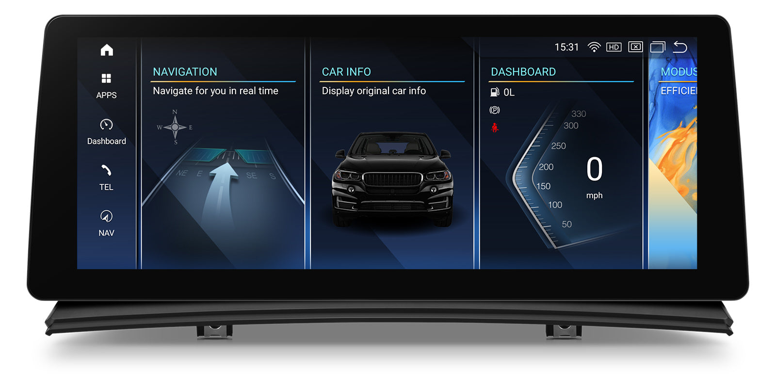 XTRONS QGB24X3MK 12.3in 2K Screen Android Head Unit BMW X3 E83 Wireless CarPlay