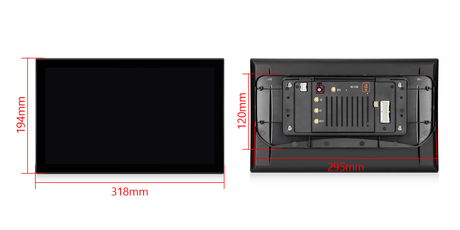 XTRONS QIRH33RRV 13.3in Curved QLED Android Head Unit for Range Rover L405 Sport