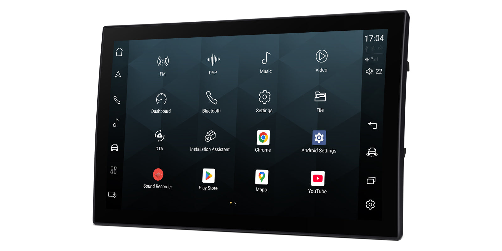 XTRONS QIRH33RRV 13.3in Curved QLED Android Head Unit for Range Rover L405 Sport