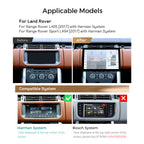 XTRONS QIRH33RRV 13.3in Curved QLED Android Head Unit for Range Rover L405 Sport