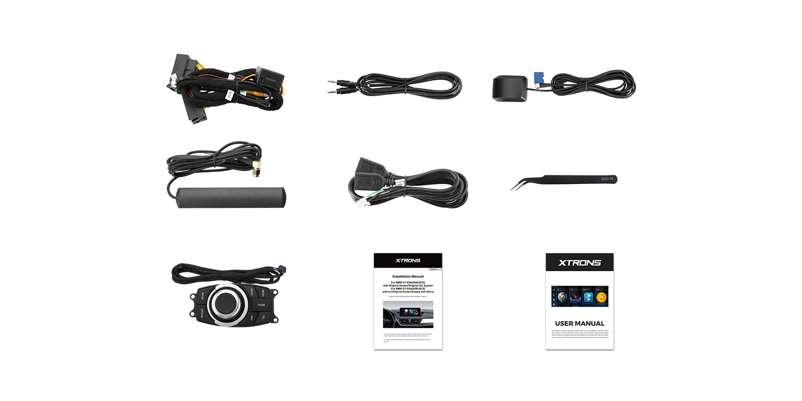 XTRONS QLB22X1UN Custom-Fit 12.3in Android 13 Head Unit BMW X1 E84
