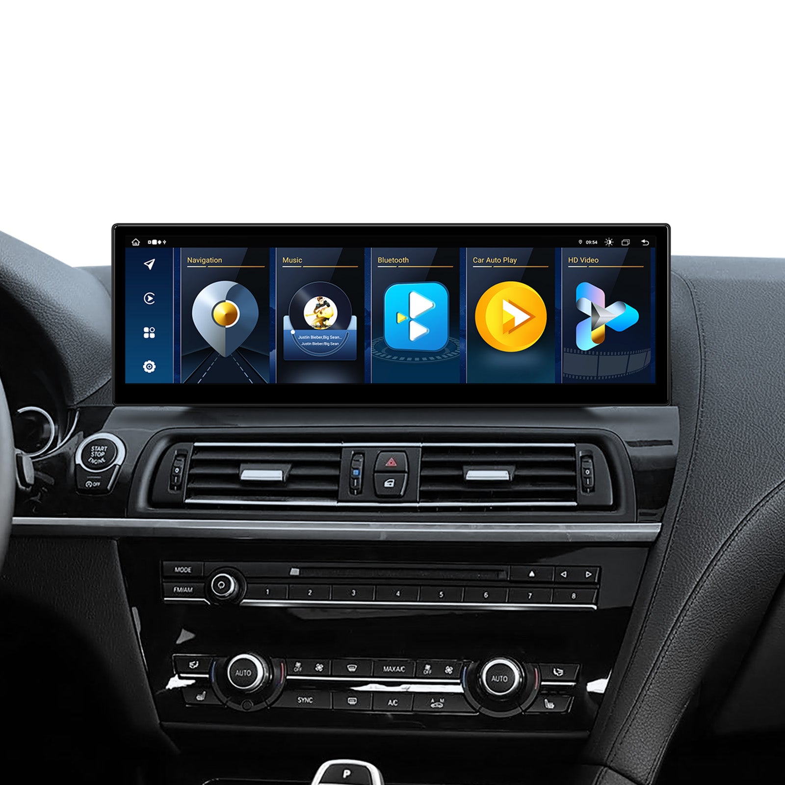XTRONS QLBH44SXNB Android Head Unit Car Stereo 14.9" 2K IPS BMW 6 Series