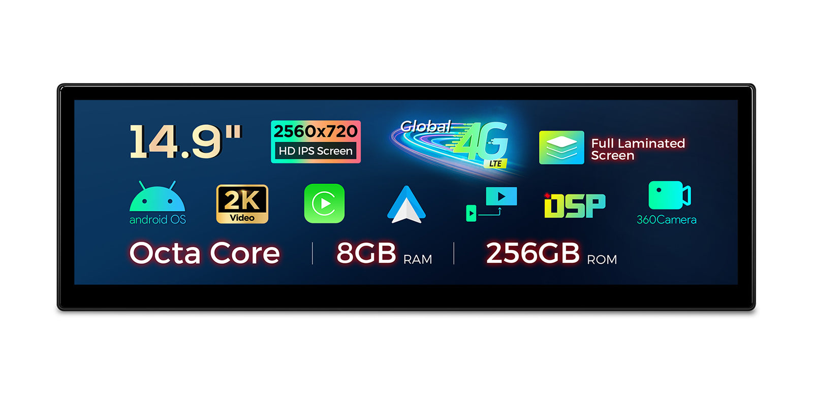 XTRONS BMW 6 Series 14.9in Android Head Unit Car Stereo QLBX4463CC3