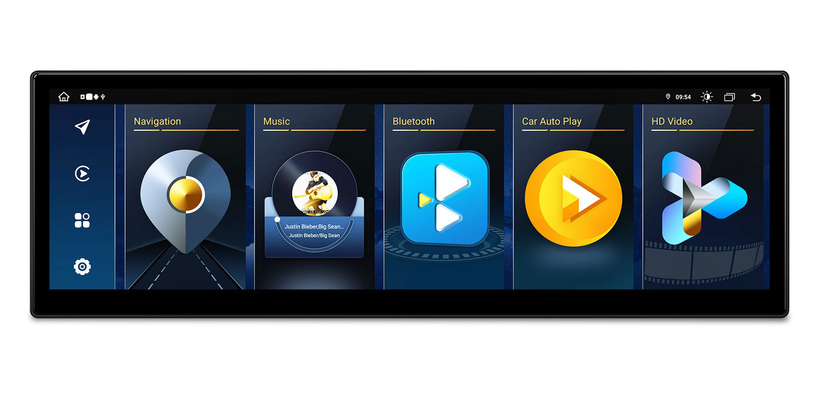 XTRONS QLBX44X5CCR3 BMW X5/X6 14.9" Android Head Unit Car Stereo Wireless CarPlay Android Auto