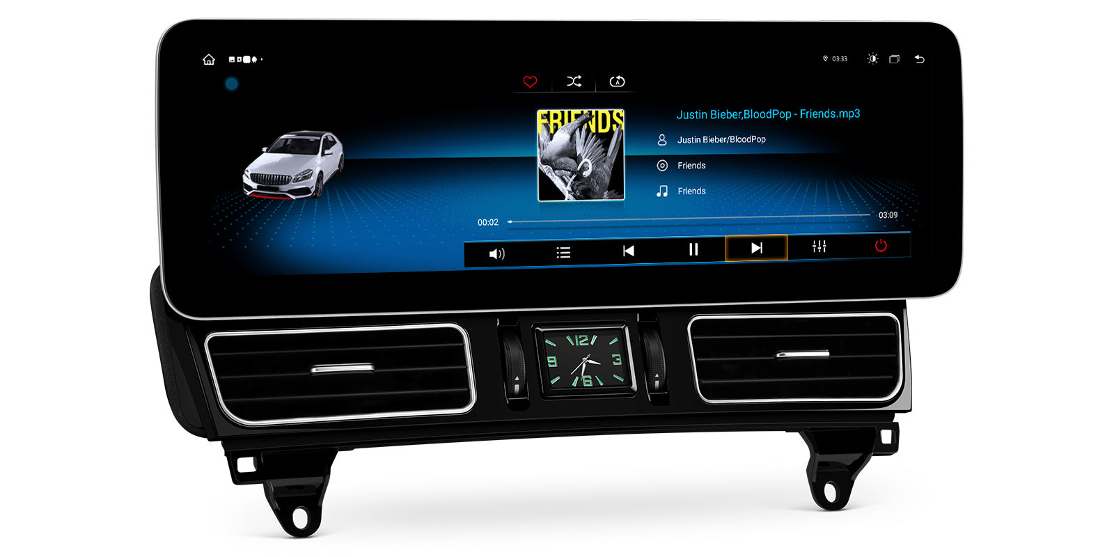 XTRONS QLM4245MLS 14.9″ 2K Android Head Unit for Mercedes M-Class/GL-Class