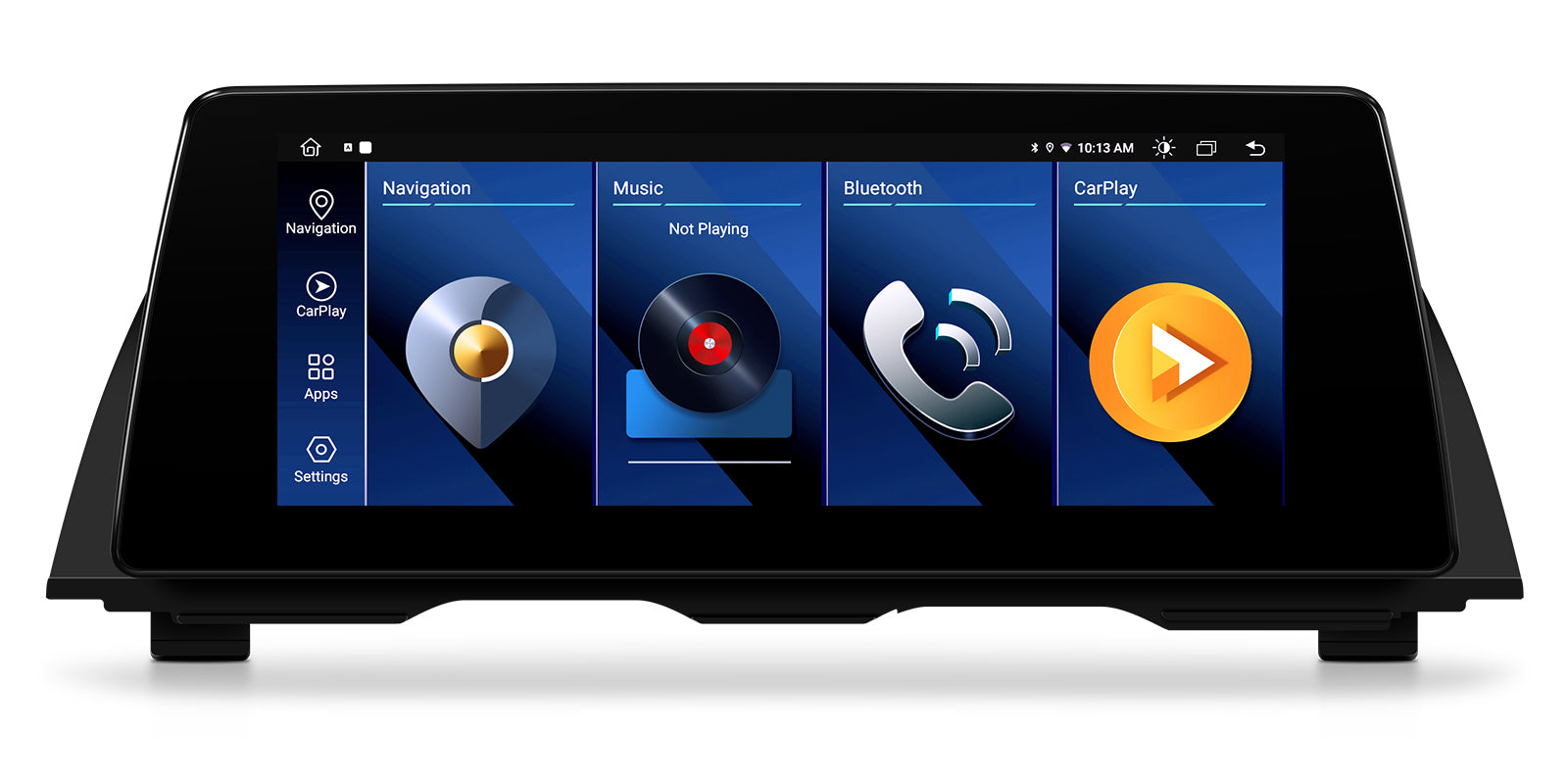 XTRONS QTB10FVCI Wireless CarPlay Android Head Unit for BMW 5 Series 10.25in