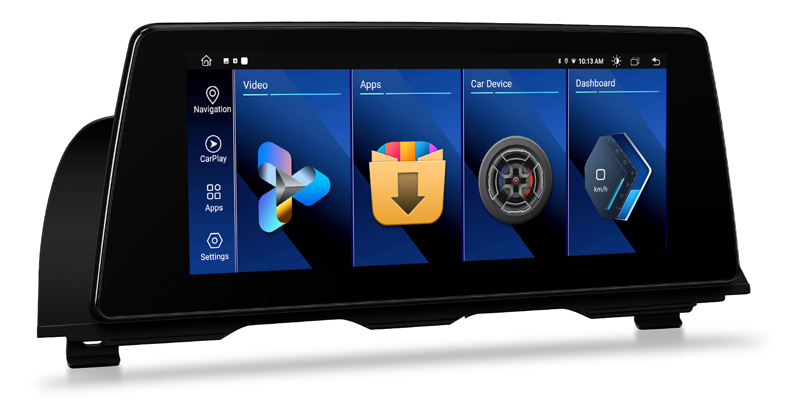 XTRONS QTB10FVCI Wireless CarPlay Android Head Unit for BMW 5 Series 10.25in