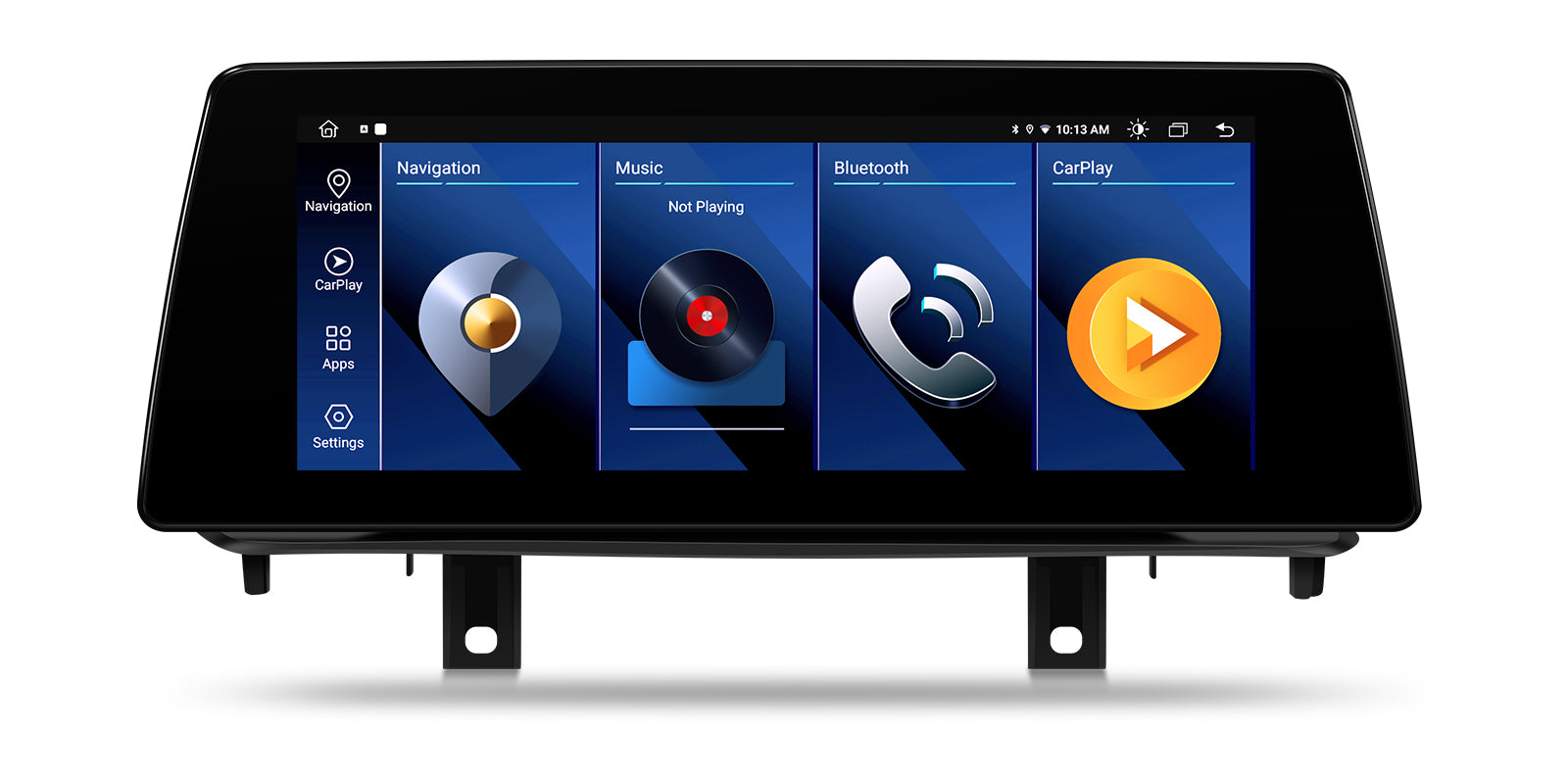 XTRONS QTB10X5NB Wireless CarPlay Android Head Unit BMW X5 X6 10.25in