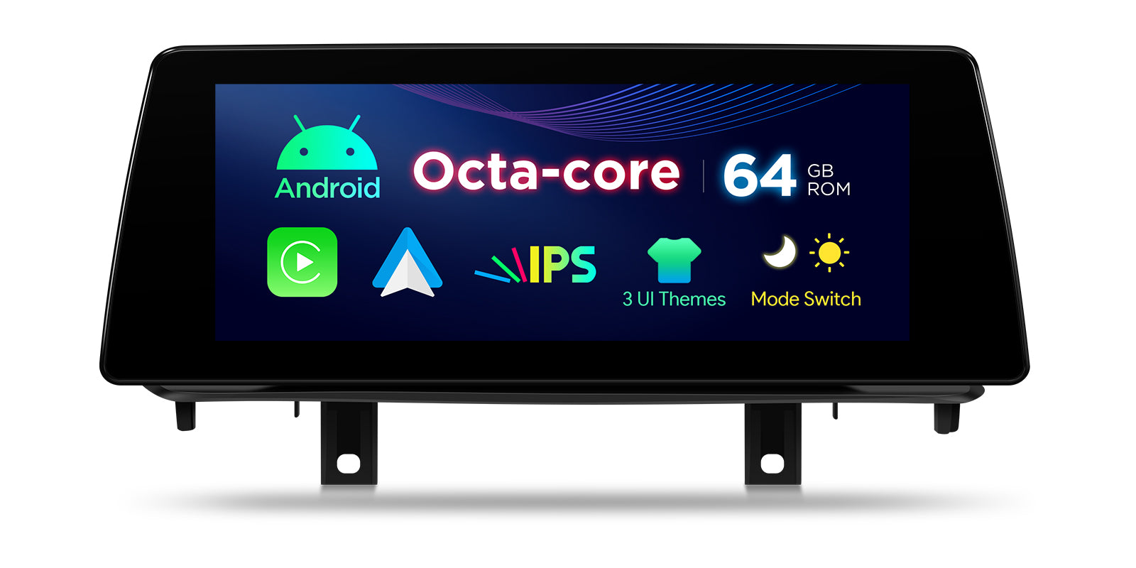 XTRONS QTB10X5NB Wireless CarPlay Android Head Unit BMW X5 X6 10.25in