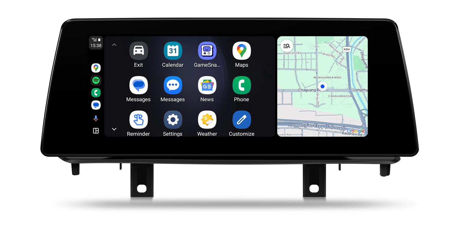 XTRONS QTB10X5NB Wireless CarPlay Android Head Unit BMW X5 X6 10.25in