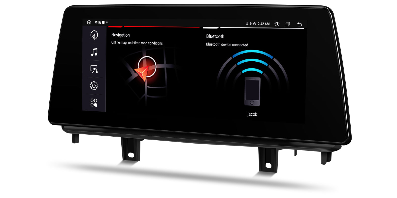 XTRONS QTB10X5NB Wireless CarPlay Android Head Unit BMW X5 X6 10.25in