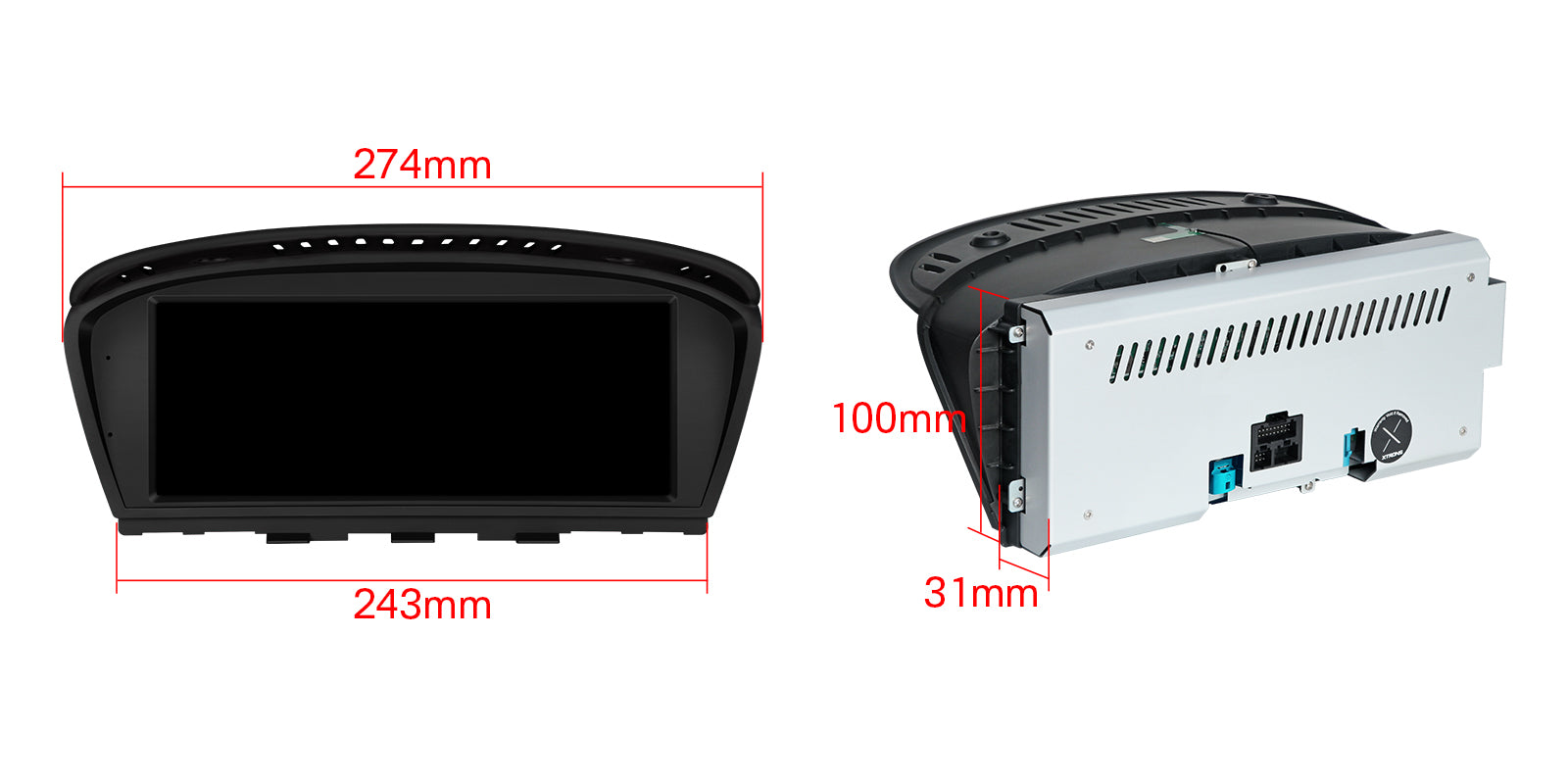XTRONS QTB8060CI Wireless CarPlay Android Head Unit 8.8in for BMW 3/5 Series CIC