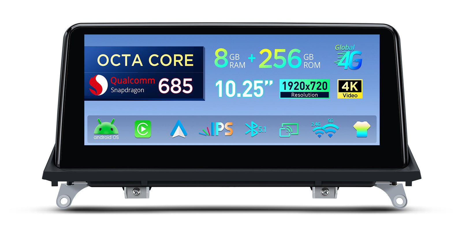 XTRONS QWBX14X5CC 10.25in Widescreen Android Head Unit BMW X5 X6