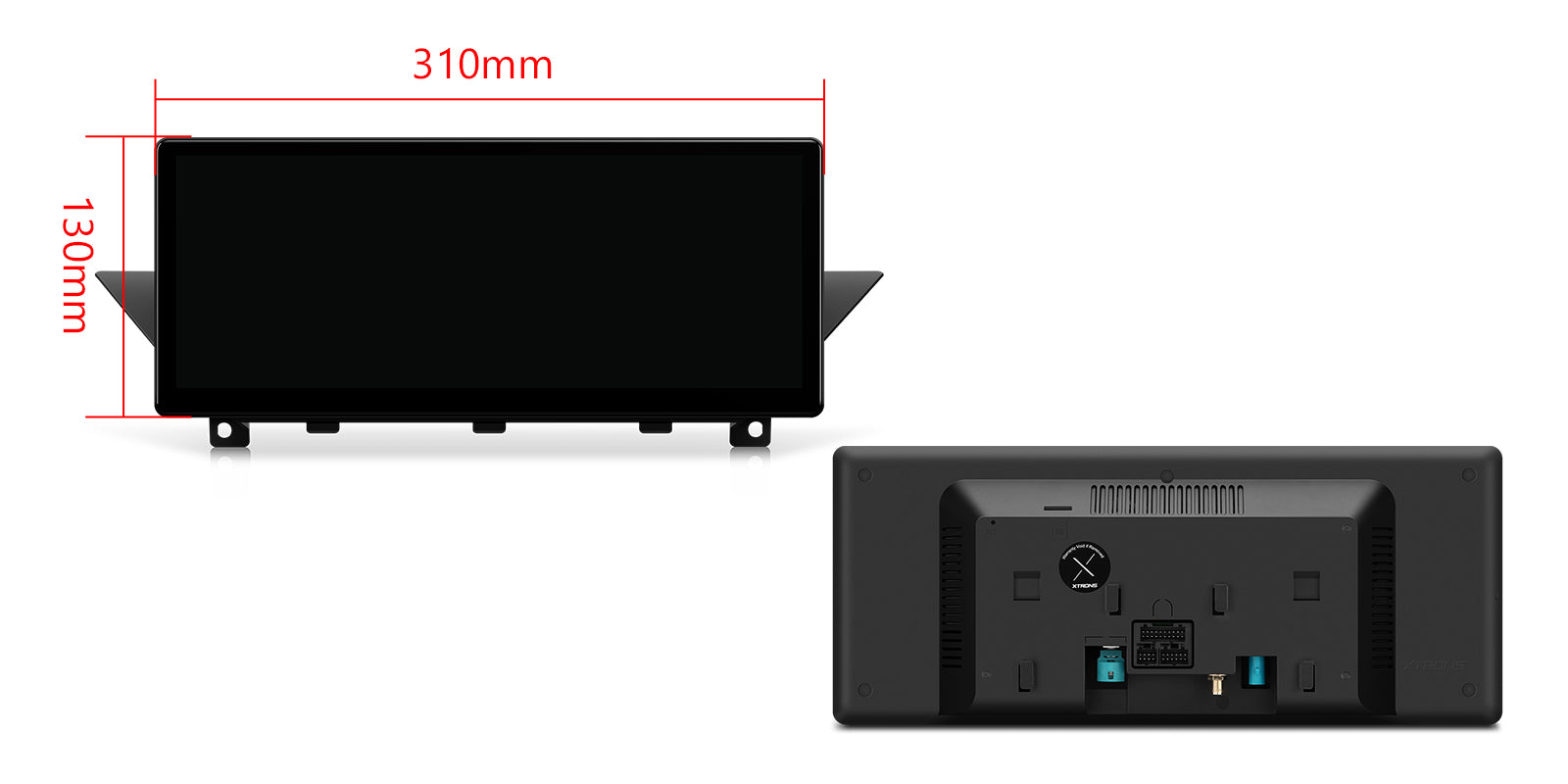 XTRONS QWBX24CIB12X1 12.3" Android Head Unit for BMW X1 E84