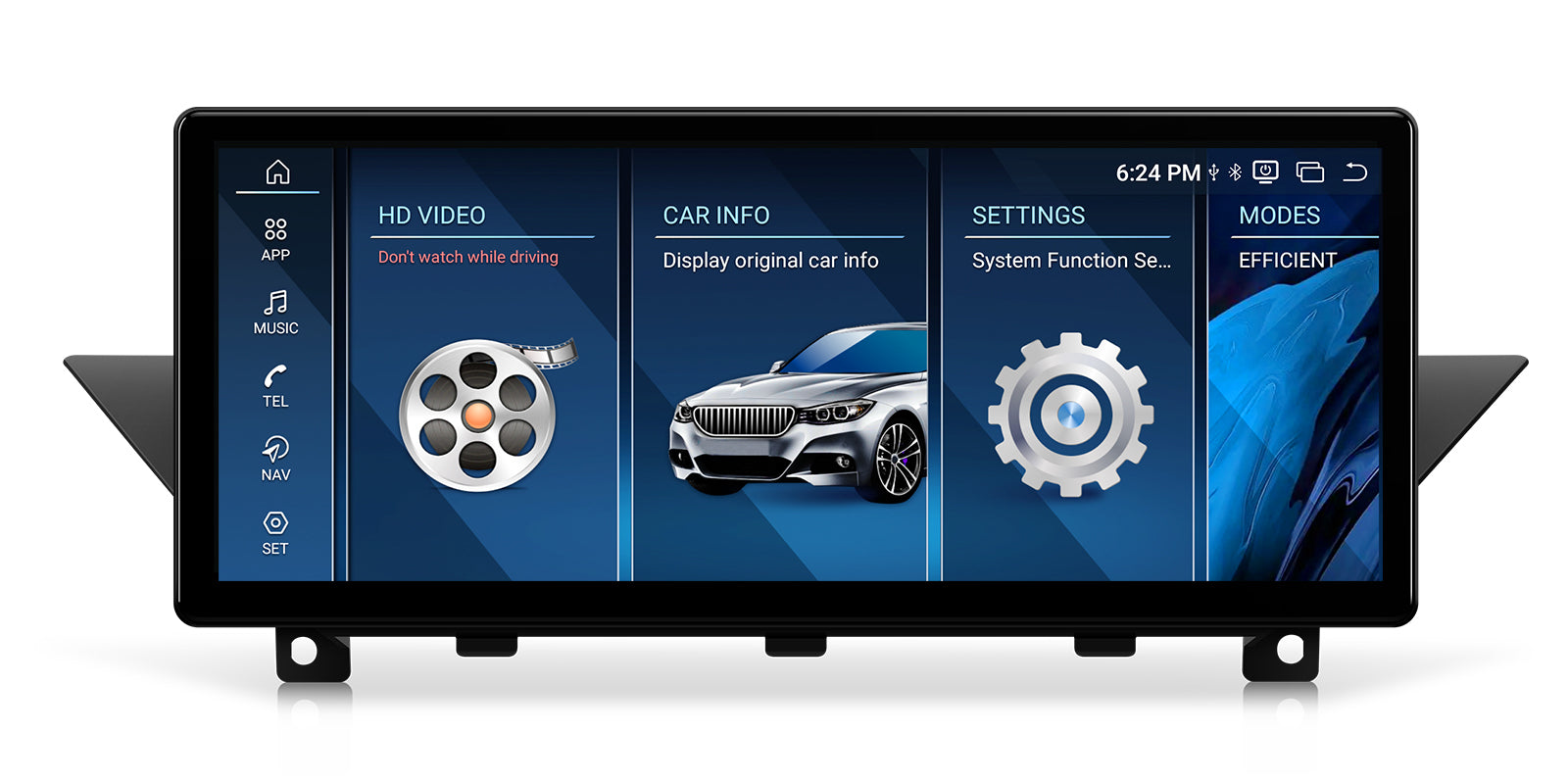 XTRONS QWBX24CIB12X1 12.3" Android Head Unit for BMW X1 E84