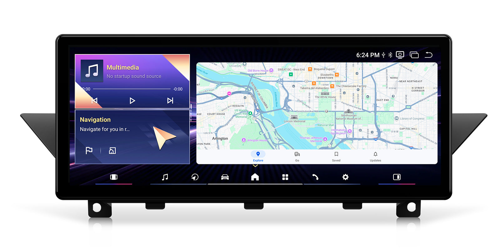 XTRONS QWBX24CIB12X1 12.3" Android Head Unit for BMW X1 E84