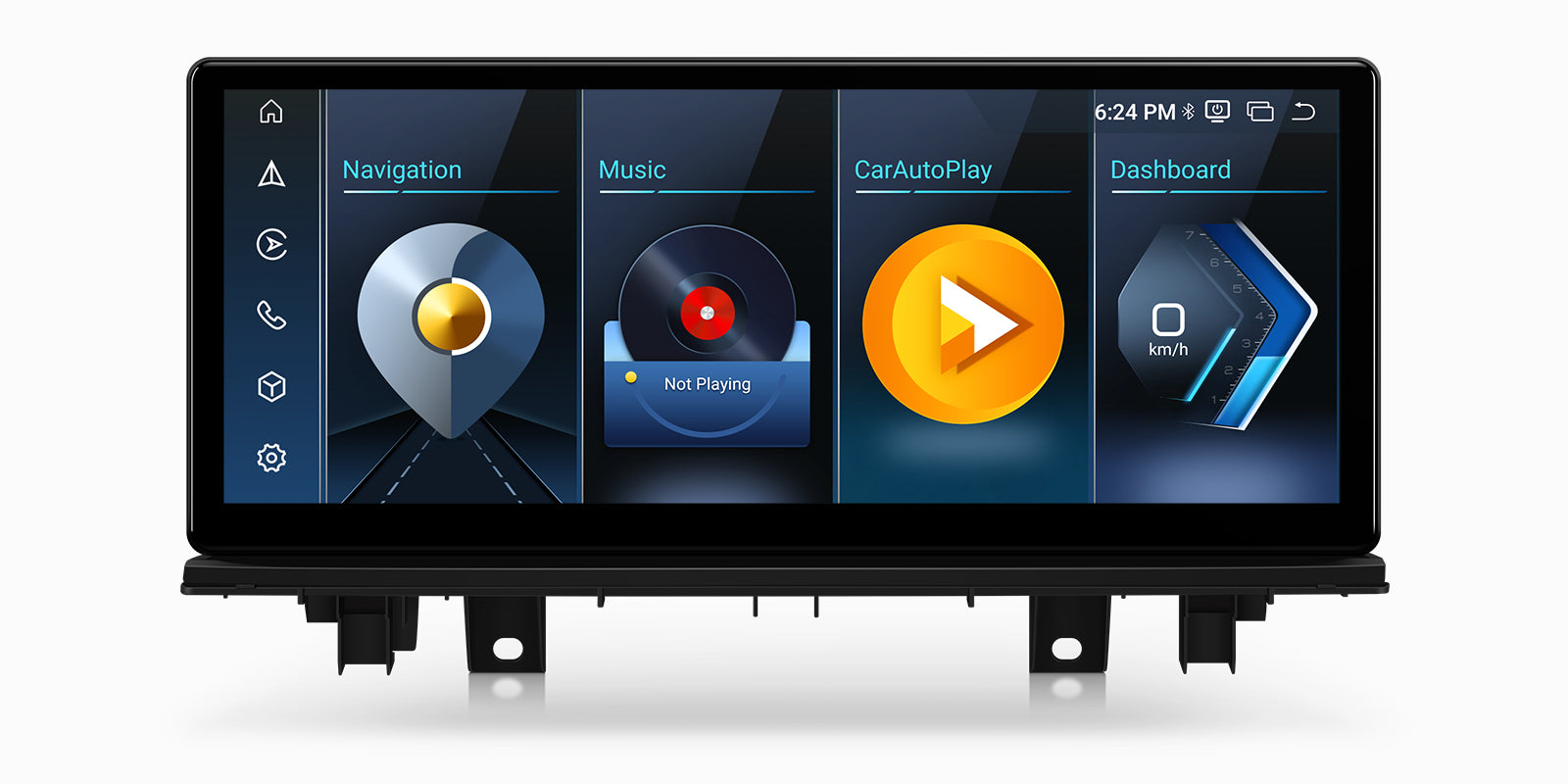XTRONS QWBX24EVB12X1N 12.3in 2K Screen Android Car Stereo for BMW X1 F48 X2 F39