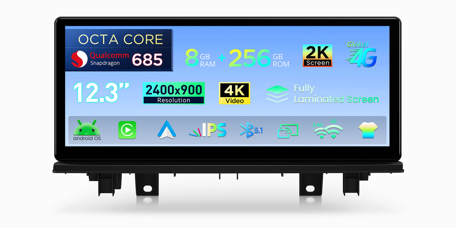XTRONS QWBX24EVB12X1N 12.3in 2K Android Head Unit for BMW X1 X2