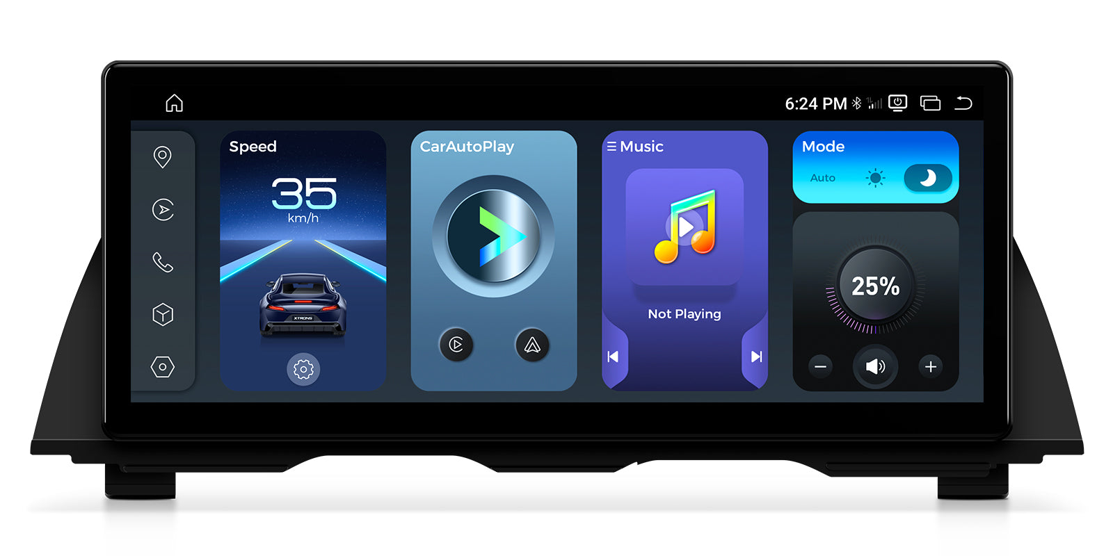 XTRONS QWBX24NB12FV 12.3" Android Head Unit for BMW 5 Series