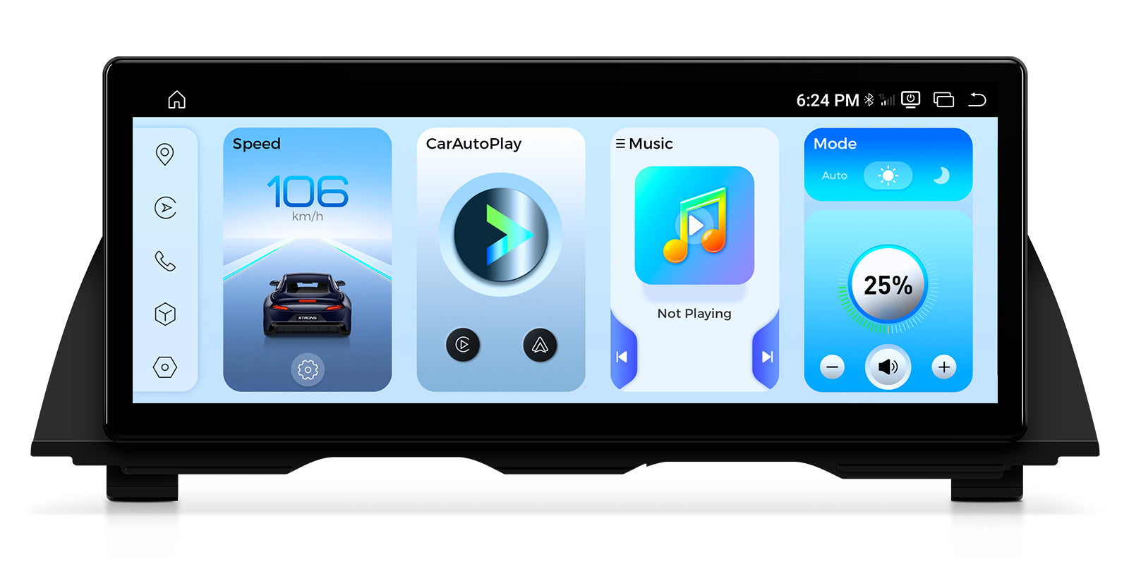 XTRONS QWBX24NB12FV 12.3" Android Head Unit for BMW 5 Series