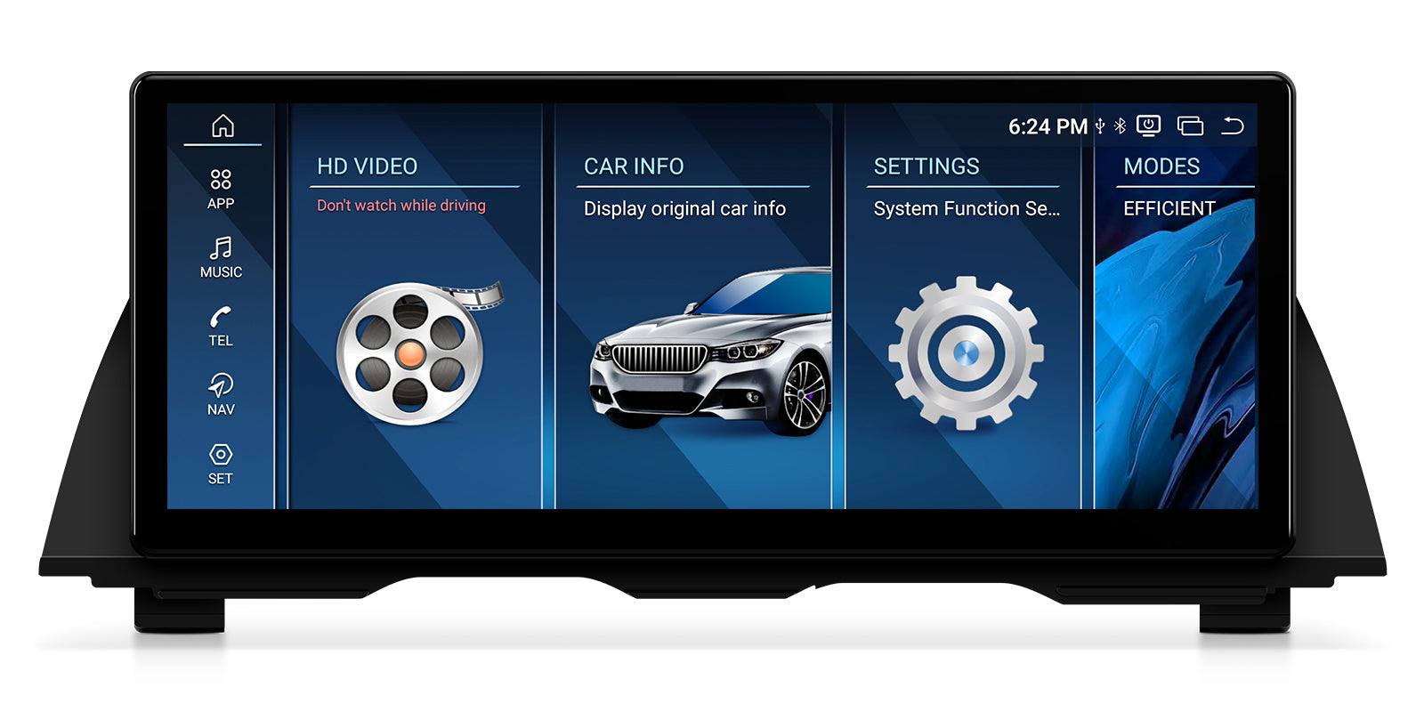 XTRONS QWBX24NB12FV BMW 5 Series 12.3" Android Head Unit Car Stereo