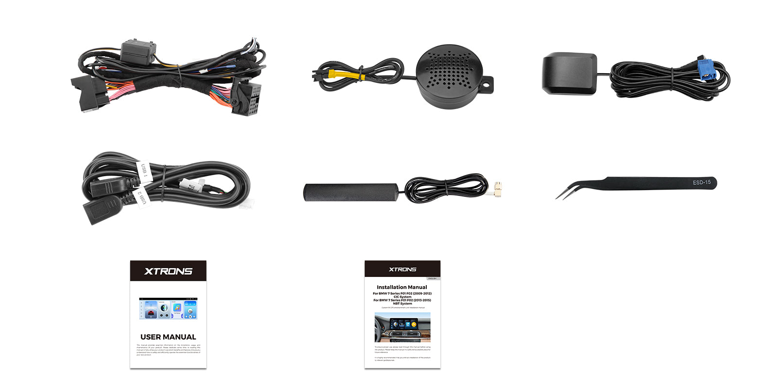 XTRONS QWBX24NB12SV BMW 7 Series 12.3in Android Head Unit Car Stereo