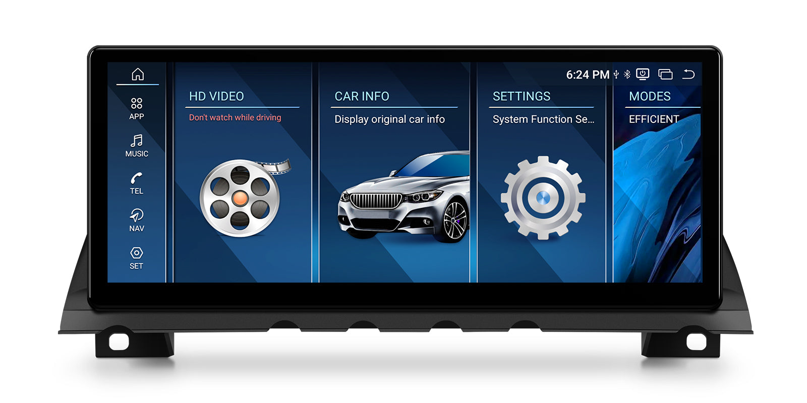 XTRONS QWBX24NB12SV BMW 7 Series 12.3in Android 14 Head Unit